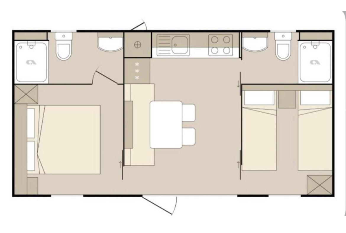 Oaza Mira Mobile Houses - Camp Basko Polje #Bestoffer Baska Voda Ngoại thất bức ảnh