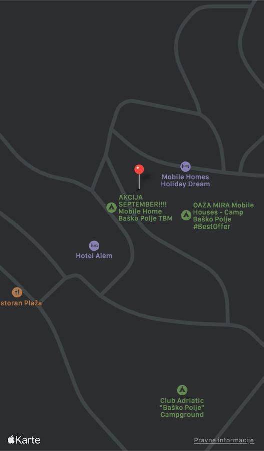 Oaza Mira Mobile Houses - Camp Basko Polje #Bestoffer Baska Voda Ngoại thất bức ảnh